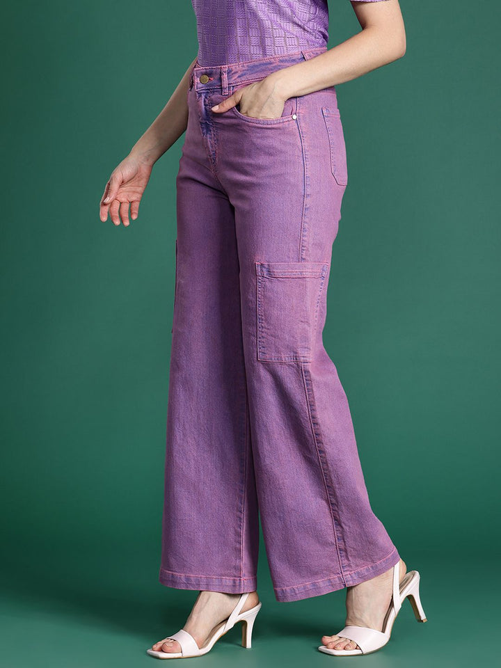 DressBerry Women Straight Fit Coloured Jeans