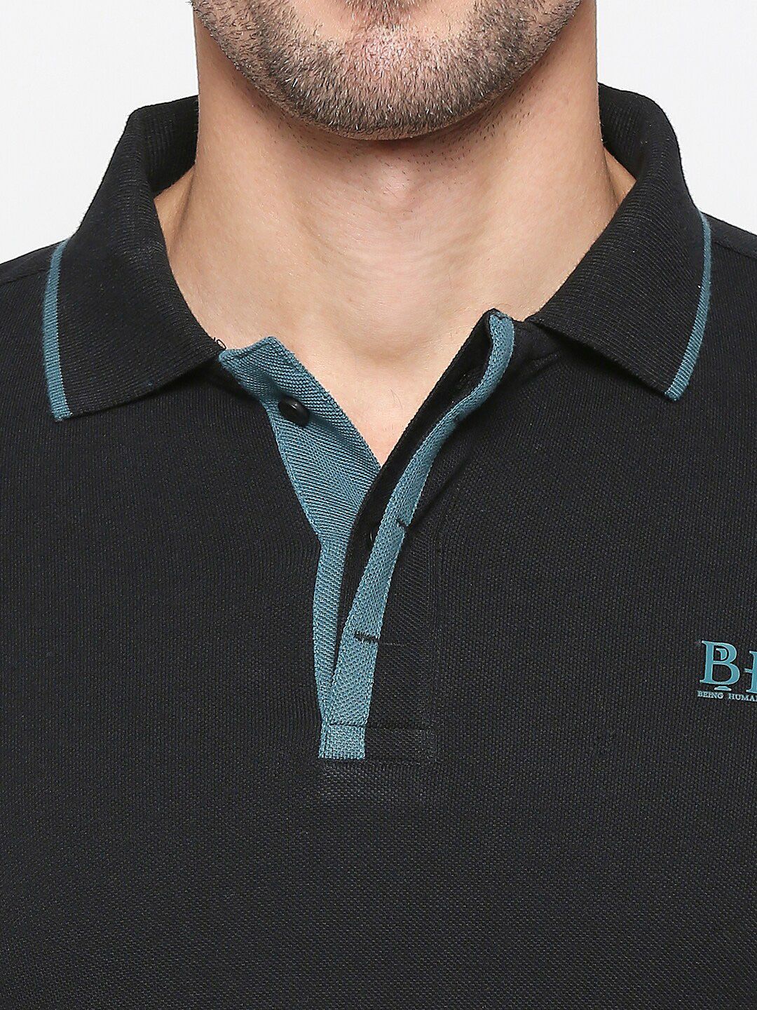 Being Human Polo Collar Regular Fit Cotton Regular T-shirt