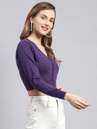 Monte Carlo V-Neck Woollen Cardigan