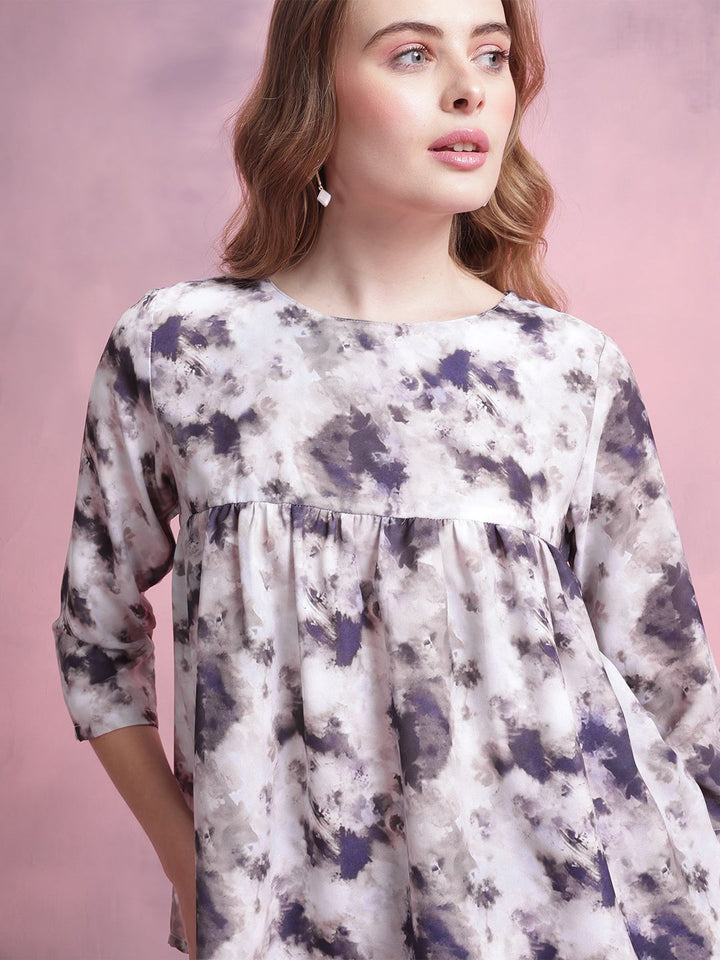 DressBerry Printed Empire Top