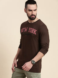DILLINGER Typography Printed Cotton T-shirt