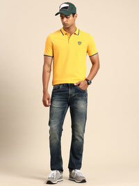 Being Human Polo Collar Pure Cotton T-shirt
