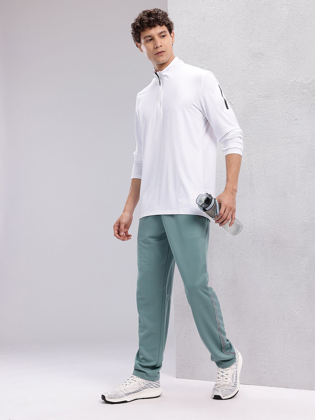 HRX by Hrithik Roshan Men Mid-Rise Rapid-Dry Running Track Pants