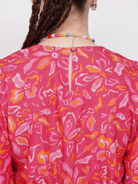DressBerry Blooming With Confidence Cut-Out Crop Top
