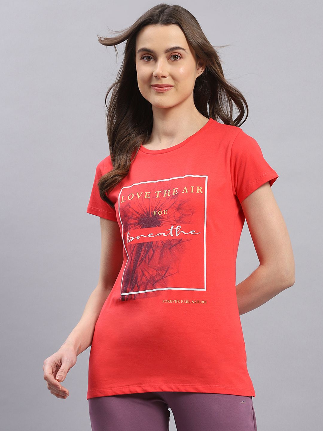 Monte Carlo Pack Of 2 Typography Printed Cotton Top