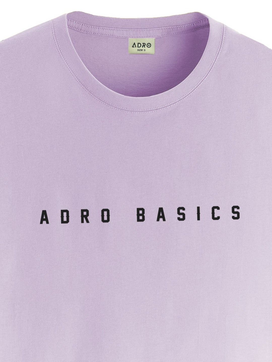 ADRO Men Typography Raw Edge T-shirt