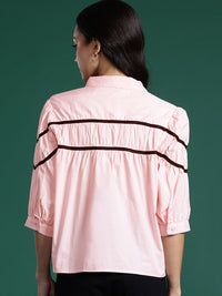 DressBerry Pure Cotton Striped Casual Shirt