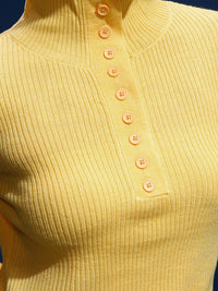 Tokyo Talkies Women Full Sleeves Mock Neck Sweater