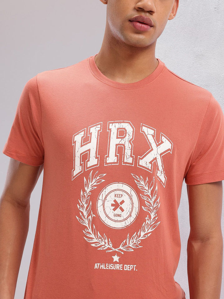 HRX by Hrithik Roshan Brand Logo Printed Lifestyle T-shirt