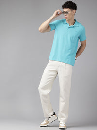 Park Avenue Men Polo Collar Slim Fit T-shirt