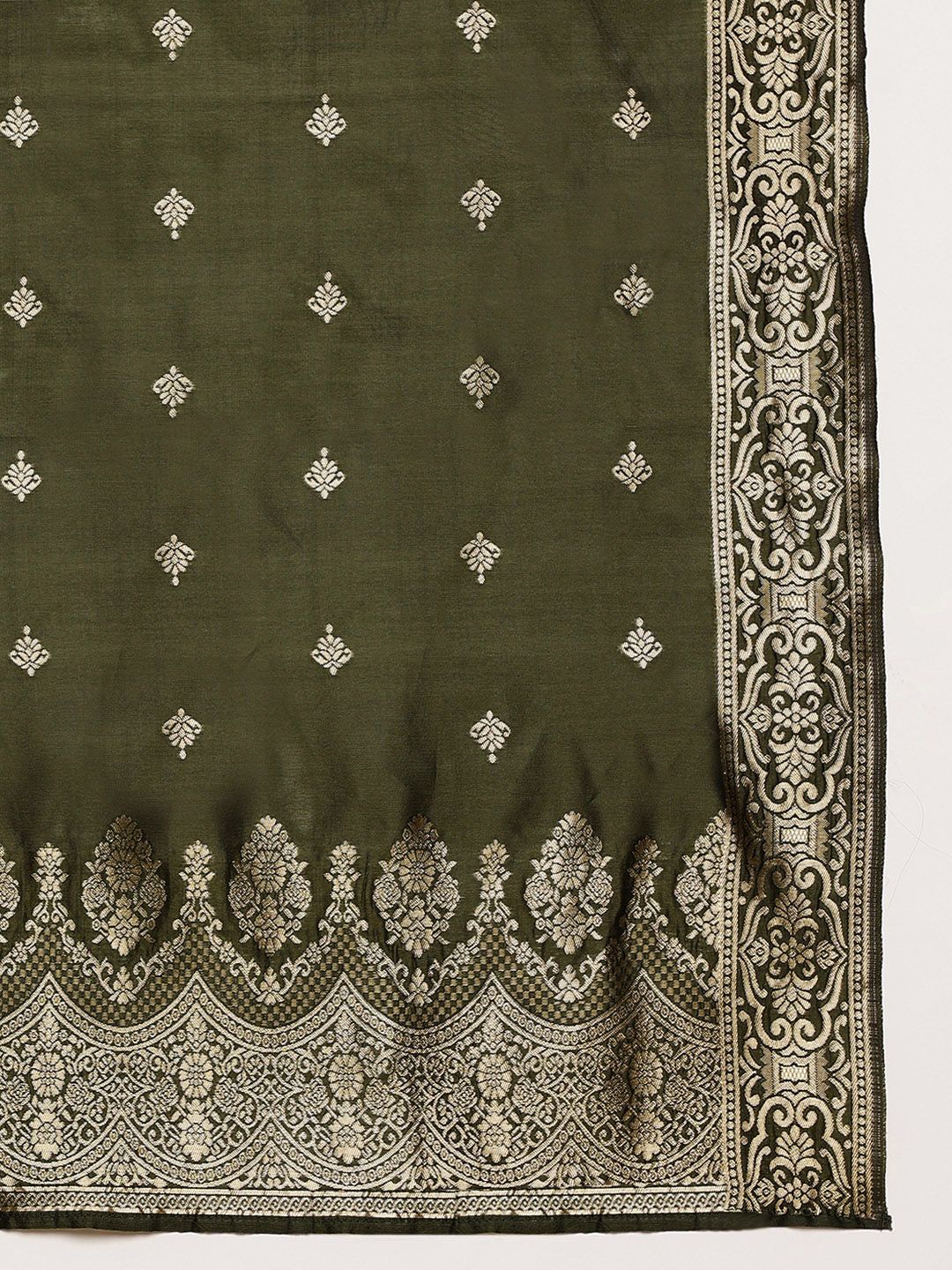 Anouk Women Floral Embroidered Kurta with Trousers & Dupatta