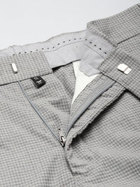 Park Avenue Men Checked Neo Fit Formal Trousers