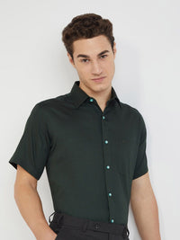 Raymond Pure Cotton Solid Regular Fit Formal Shirt