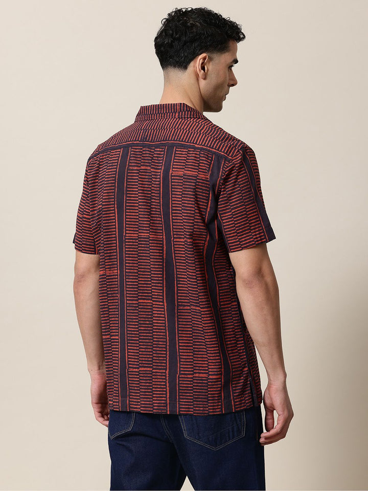 Mr Bowerbird Pure Cotton Hand Block Printed Liberal Fit Resort Shirts