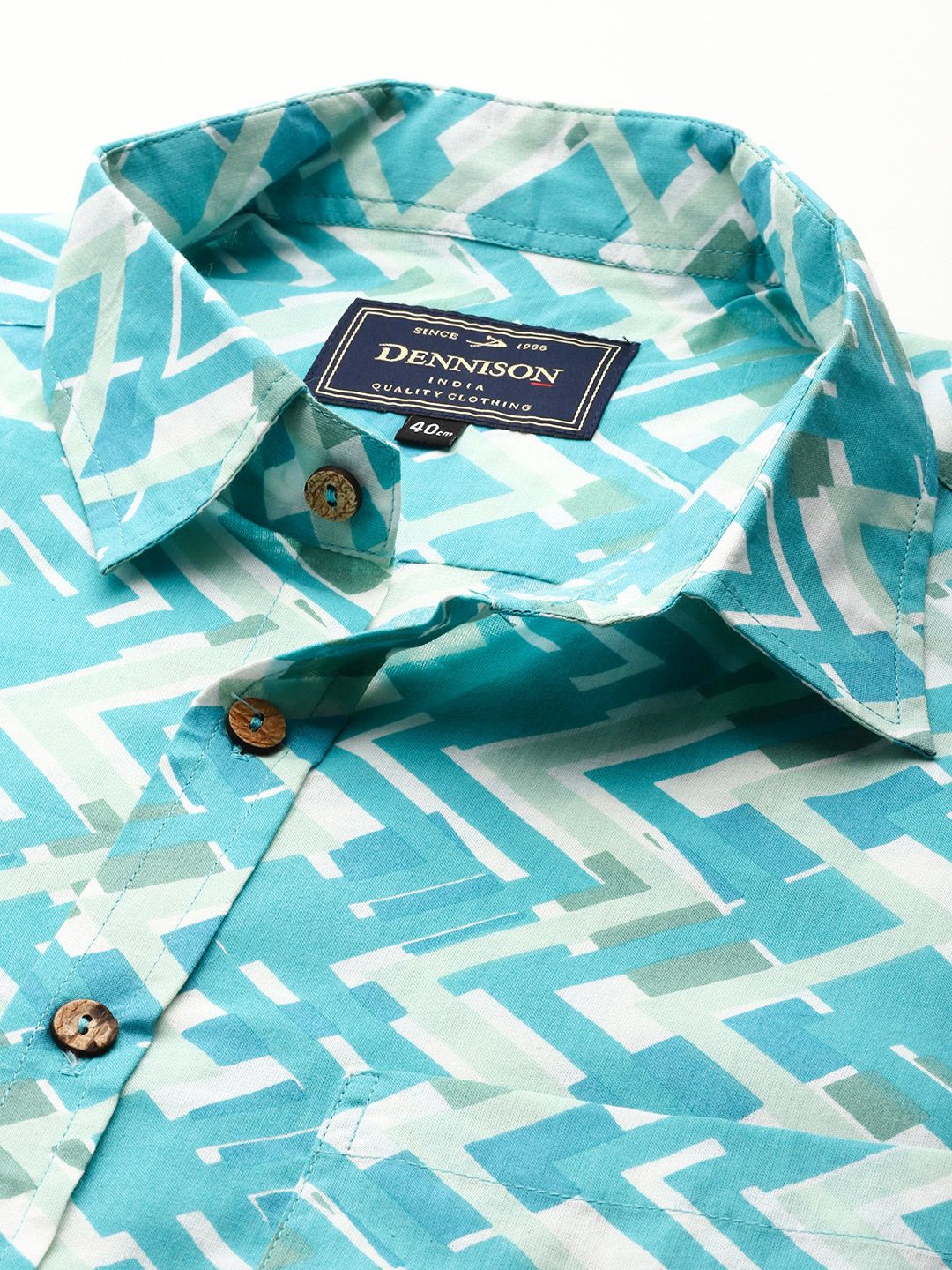 Block Printed Oversized Casual Shirt
