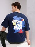 HRX by Hrithik Roshan Typography Puff Print Drop-Shoulder Sleeves T-shirt