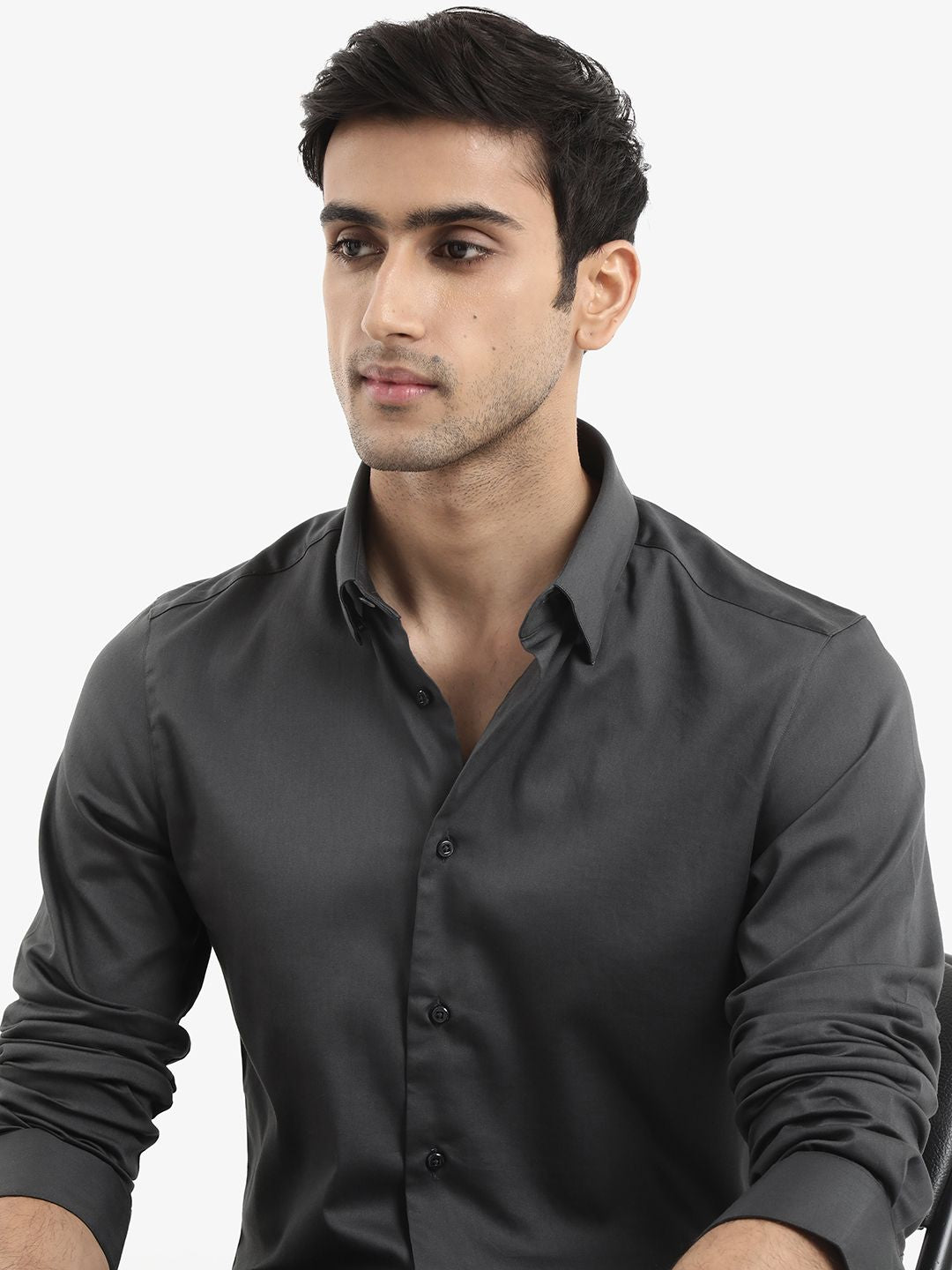 RARE RABBIT Men Holand Slim Fit Cotton Shirt