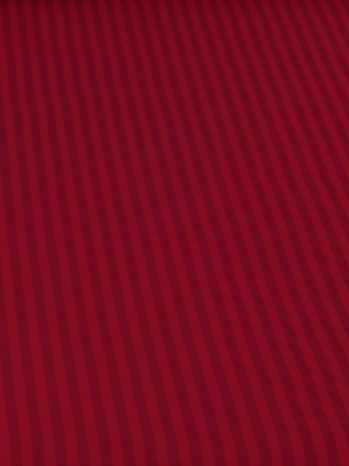 HOSTA HOMES Set Of 2 Maroon Striped Pillow Covers