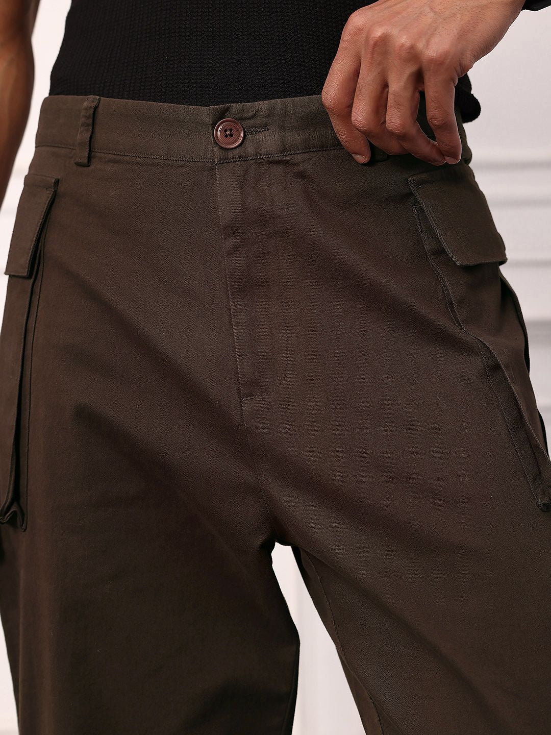 Mr Bowerbird Men Cargo-Style Trousers
