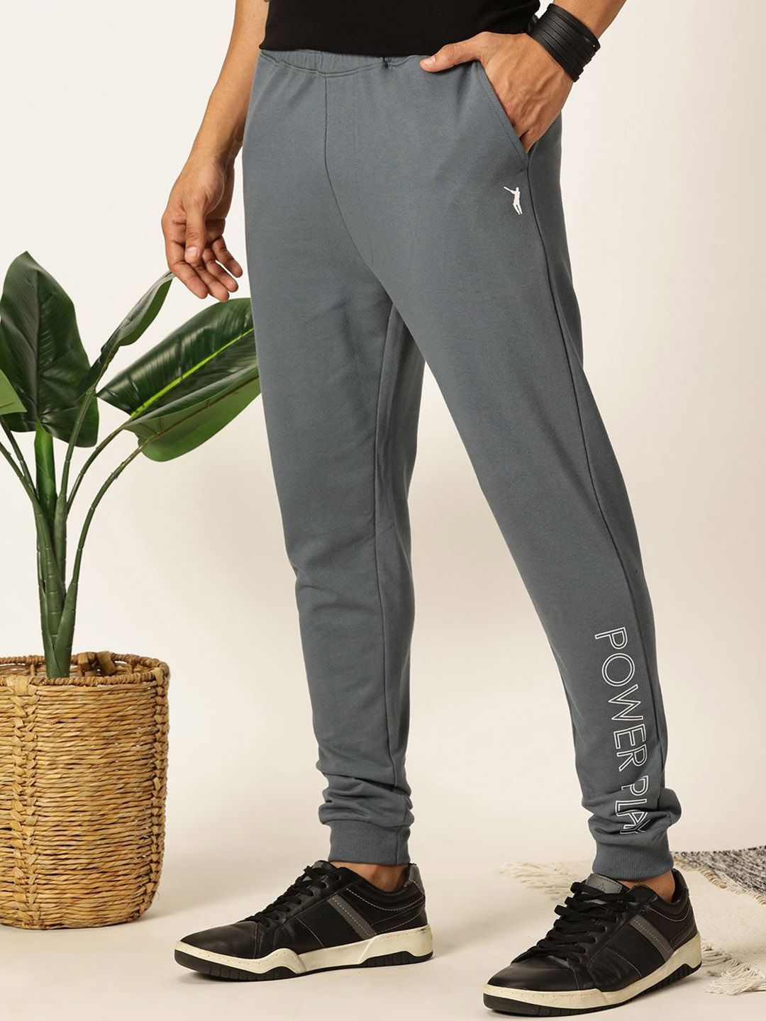 Thomas Scott Men Mid-Rise Slim Fit Joggers