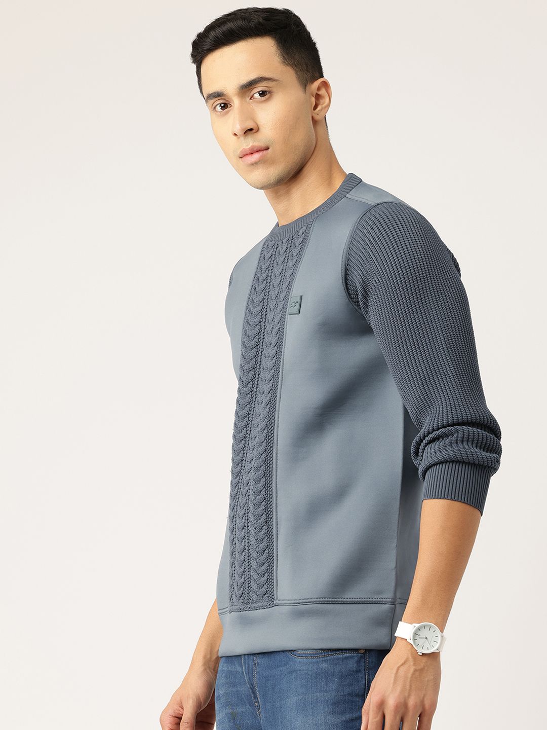 Monte Carlo Cable Knit Detail Sweatshirt