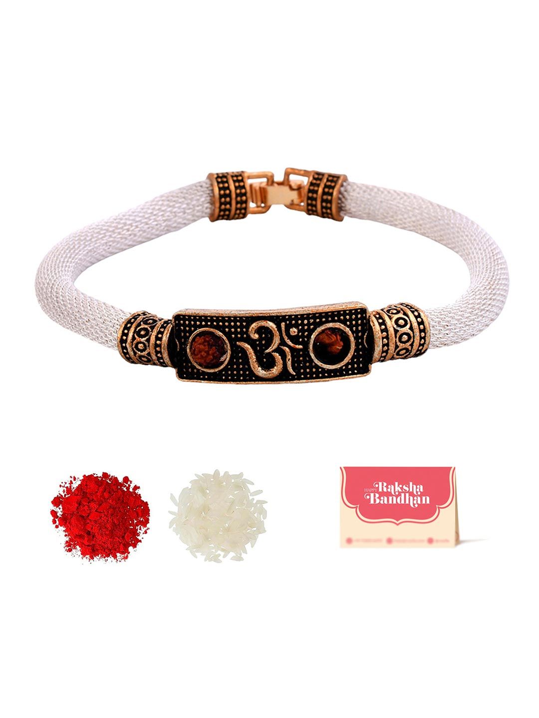 Voylla Men Tribal Motif Bracelet Style Rakhi