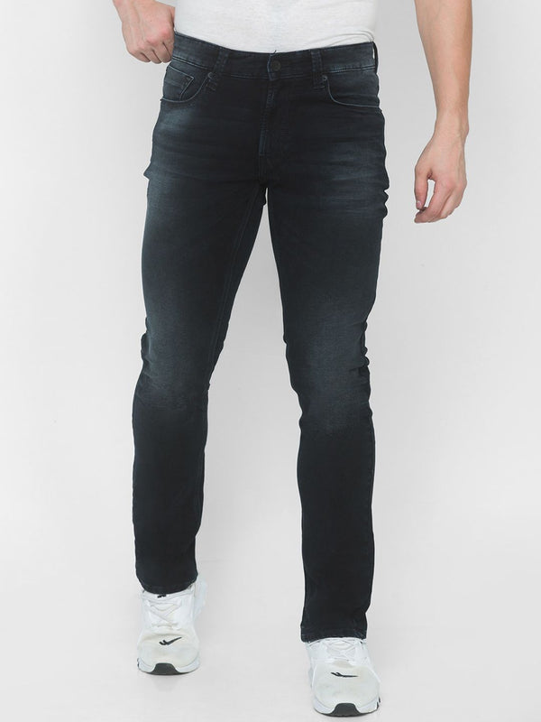 SPYKAR Men Black Rovers Low-Rise Light Fade Jeans