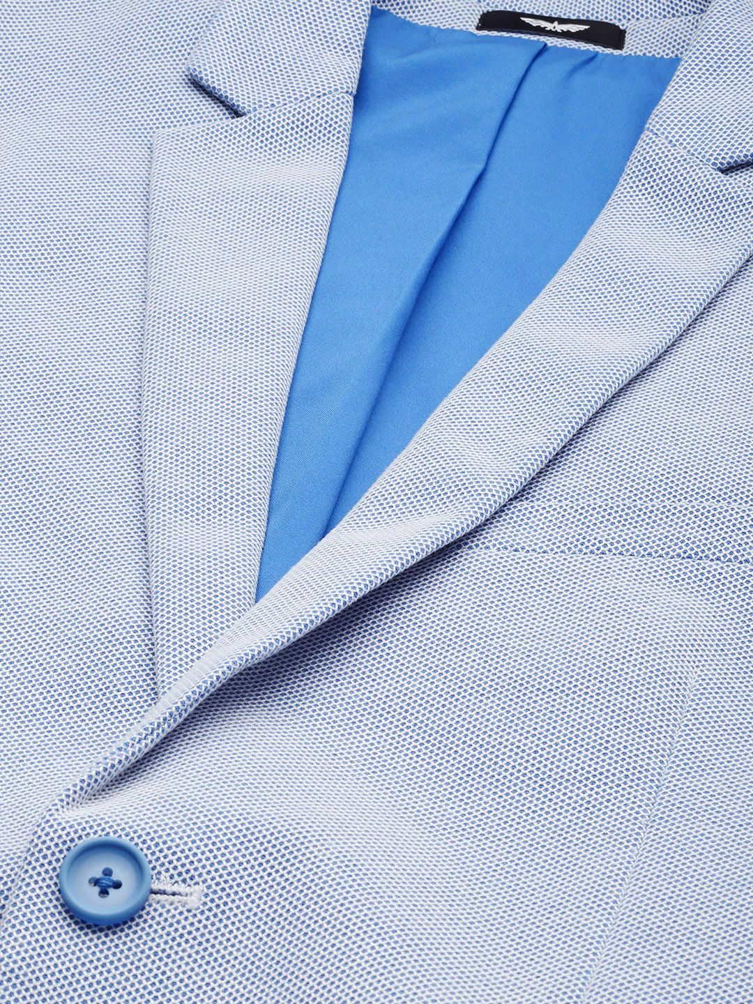 Park Avenue Active Fit Self Design Single-Breasted Formal Blazers