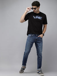 Spykar Men Slim sesuai dengan jeans yang boleh diperbaharui dengan cahaya rendah