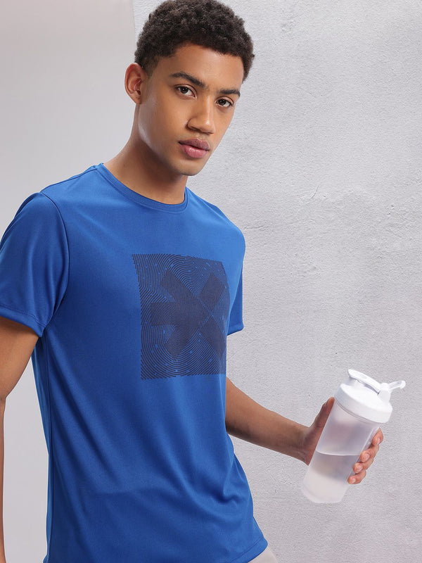 HRX by Hrithik Roshan Twin Collection Rapid-Dry Printed Training T-shirt