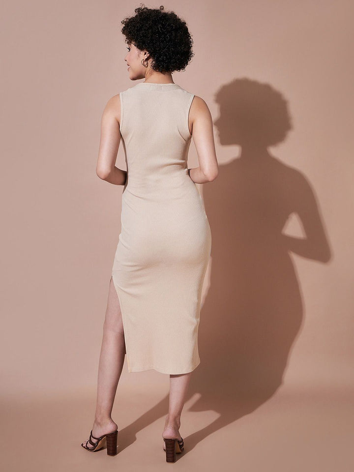 SASSAFRAS BASICS Sheath Midi Dress