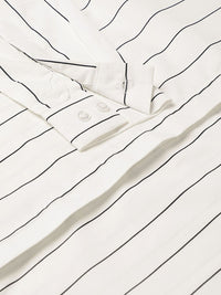 Hancock Vertical Striped Slim sesuai kemeja kapas tulen kasual