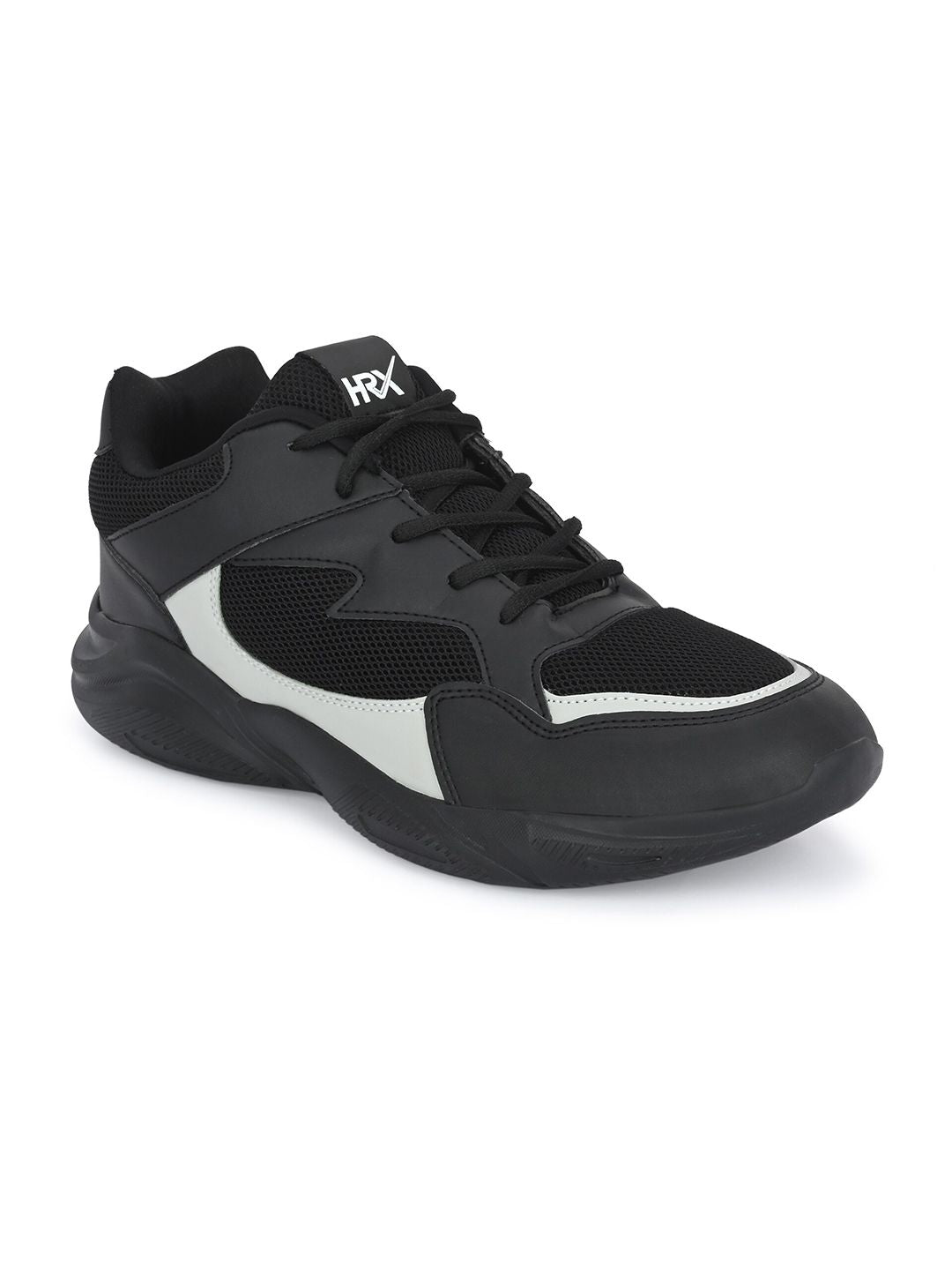 HRX by Hrithik Roshan Women Black Mesh Running Non-Marking Shoes
