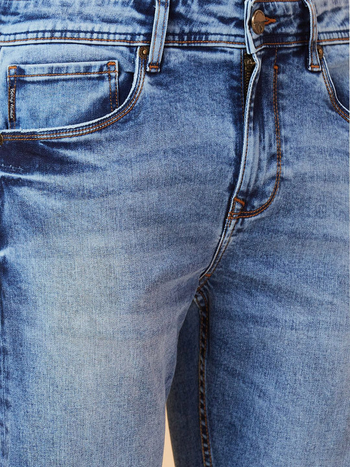 Being Human Men Slim Fit Heavy Fade Jeans