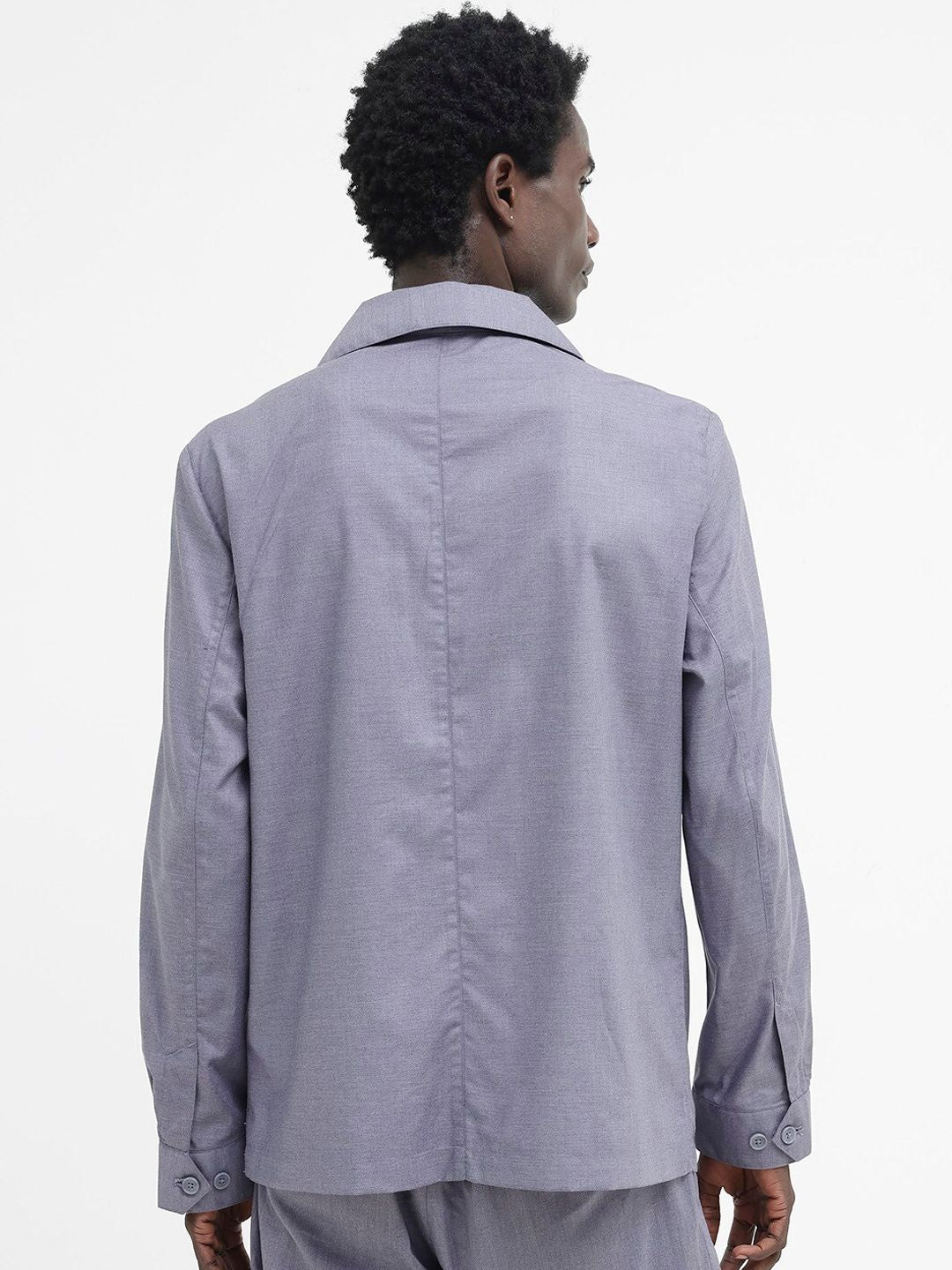 RARE RABBIT Men Echos Tailored Fit Spread Collar Shackets