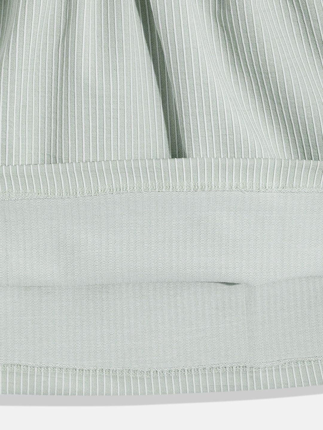 Happy Faces Girls Striped Ruffled Fit & Flare Pure Cotton Dress