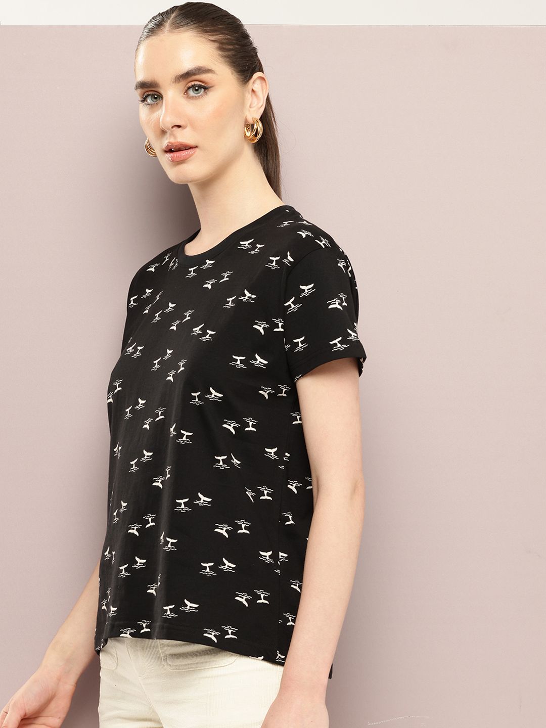 DILLINGER Printed Boxy Pure Super Combed Cotton T-shirt