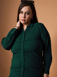 SASSAFRAS Curve Shirt Dress