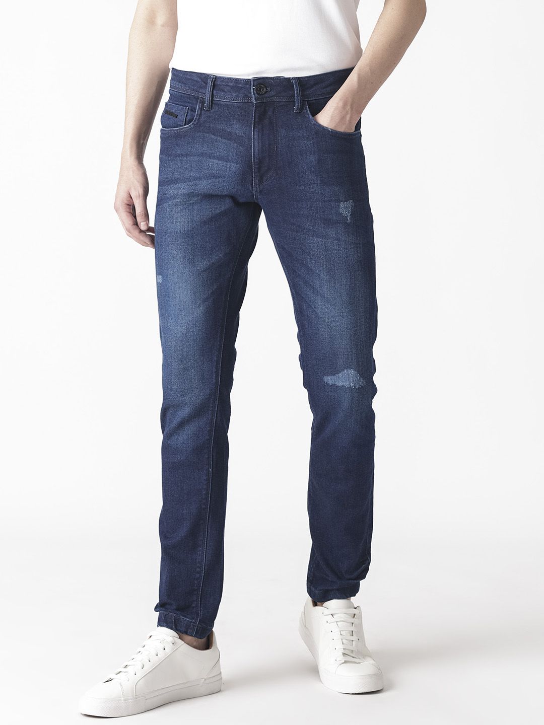 RARE RABBIT Men Movado Mid-Rise Slim Fit Jeans
