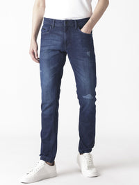 RARE RABBIT Men Movado Mid-Rise Slim Fit Jeans