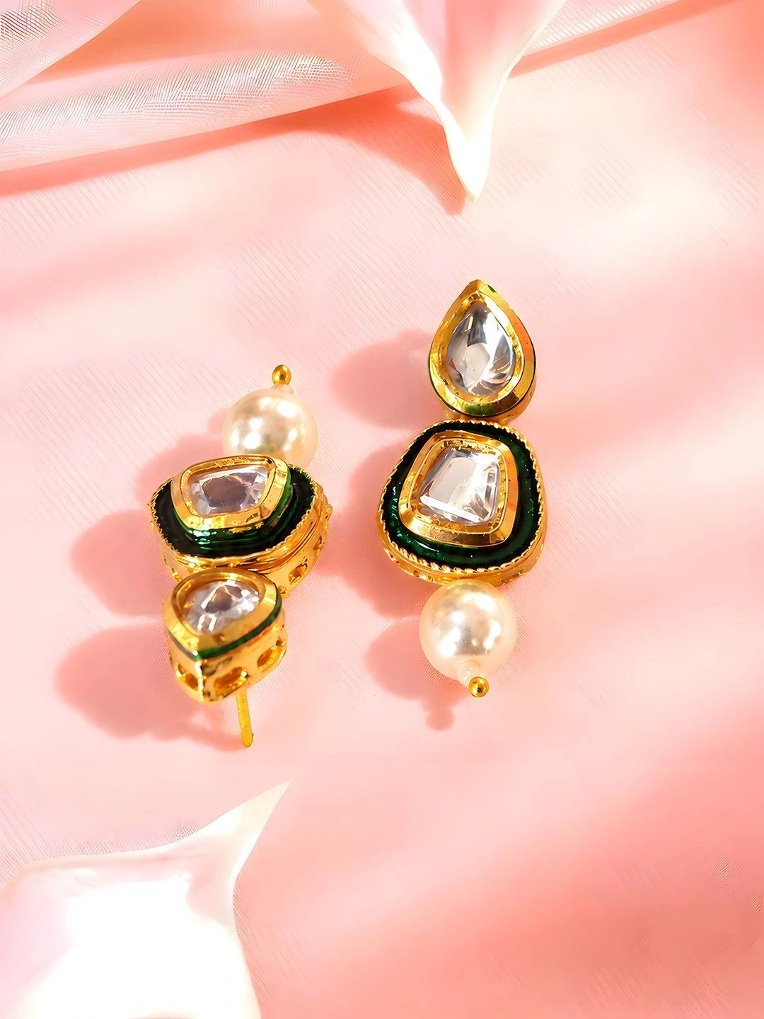 PANASH Teardrop Shaped Drop Earrings