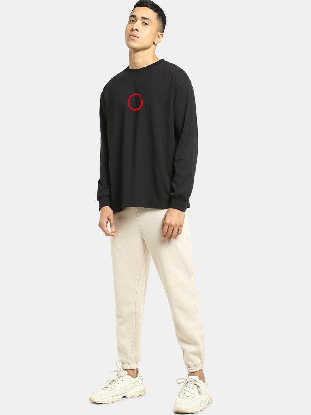 Bewakoof Warriors Graphic Printed Oversized Pure Cotton T-shirt