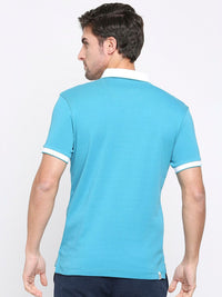 Being Human Colourblocked Polo Collar Regular Fit Cotton Regular T-shirt