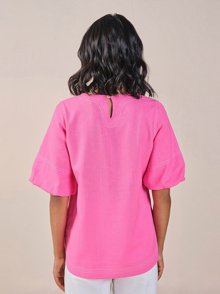 AND Round Neck Solid Top