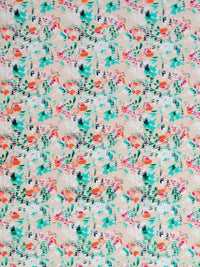 BOMBAY DYEING Dream Lover Green Floral Cotton 104 TC Queen Bedsheet Set 2.54 m x 2.24 m