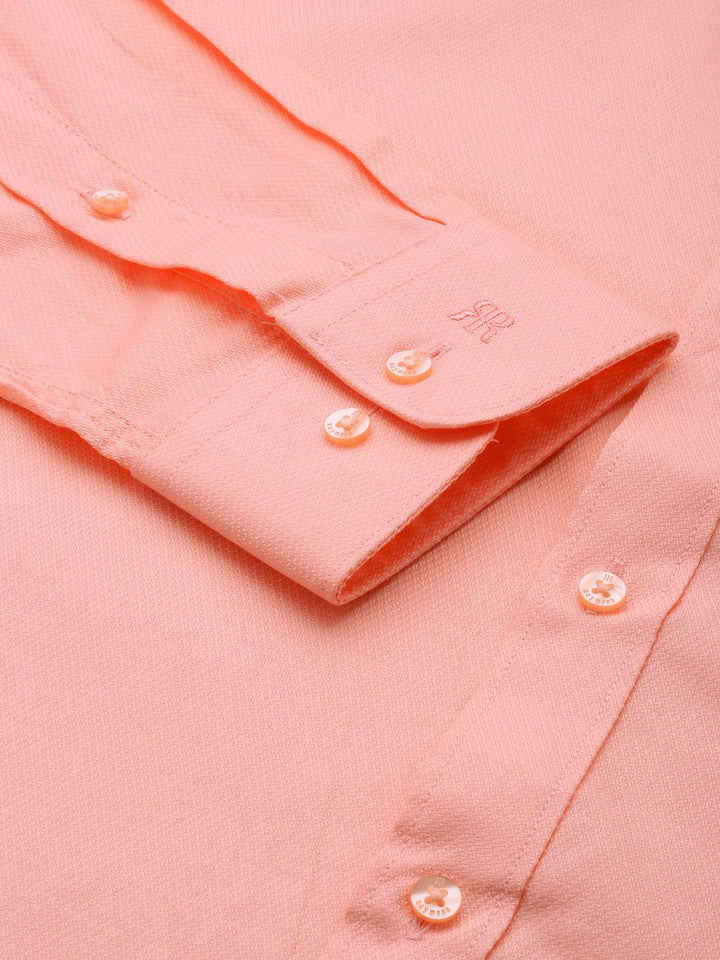 Raymond Slim Fit Self-Design Pure Cotton Formal Shirt