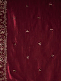 Indo Era Ethnic Motifs Embroidered Thread Work Straight Kurta with Trousers & Dupatta