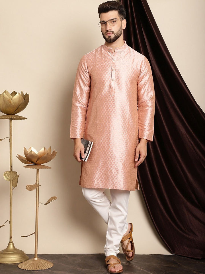 Motif Etnik Anouk Tenunan Rekaan Kurta Biasa dengan Churidar