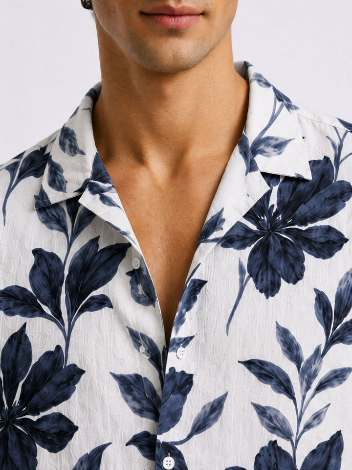 ADRO Men Relaxed Floral Printed Casual Shirt