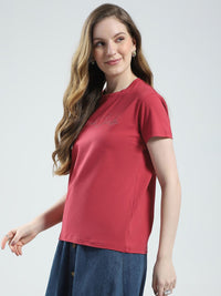 Monte Carlo Brand Logo Embroidered T-shirt